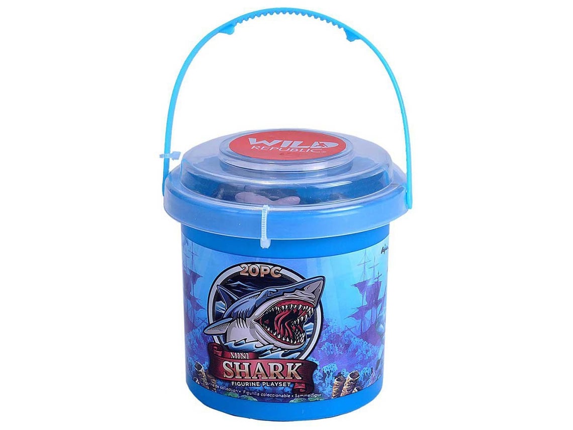Wild Republic Shark Mini Bucket Set