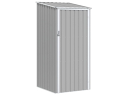 Vidaxl Abrigo De Jardim 87x98x159 Cm Aço Galvanizado Cinzento
