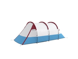 Tenda De Campismo Familiar Para 2-3 Pessoas Com 2 Áreas E Bolsa De Transporte Impermeável 420x200x150 Cm Multicolor