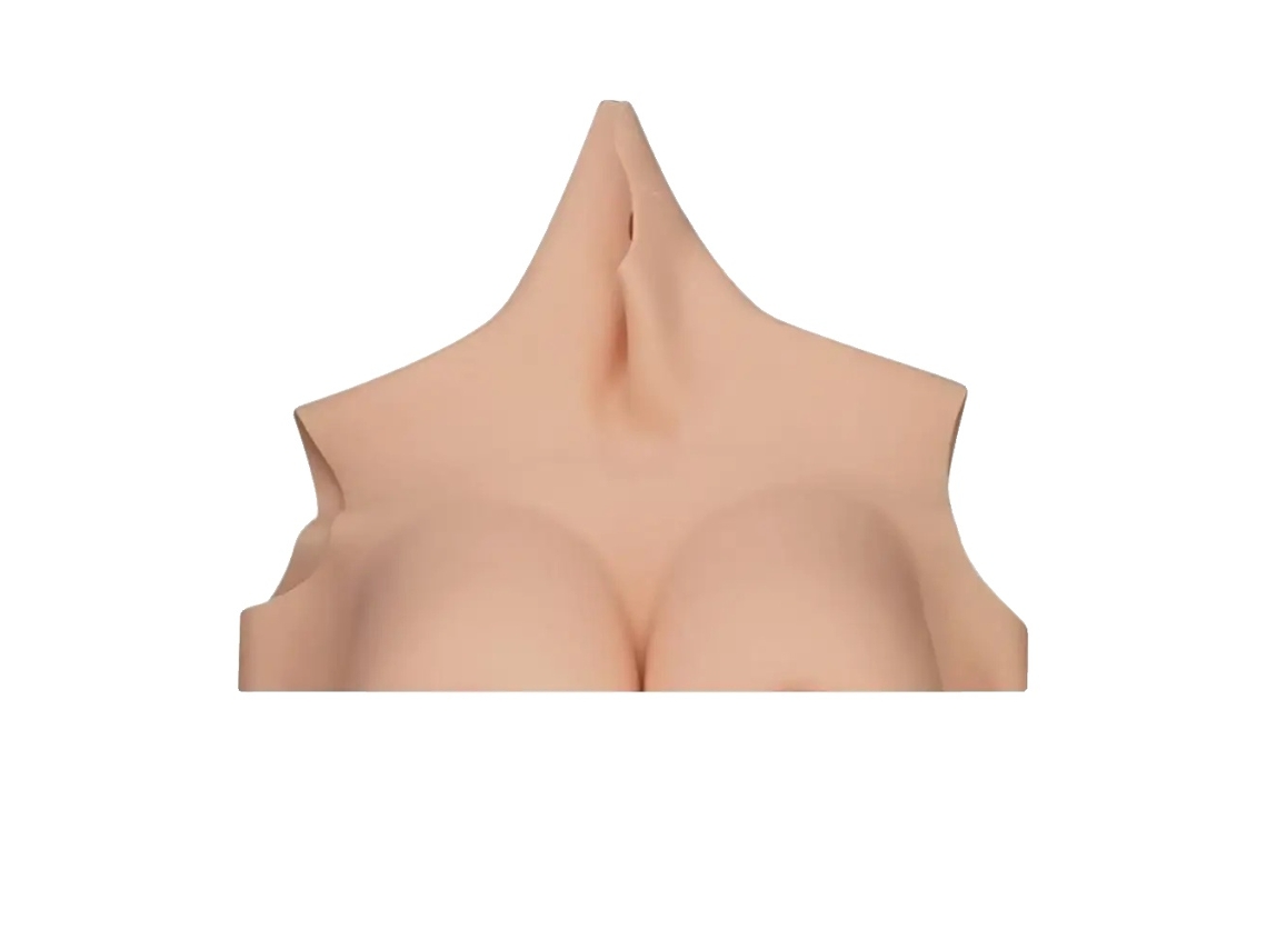 Forma De Mama, Silicone Com Aparência Natural, Ajuste Confortável, Cor 2, Silicone Copo L-e