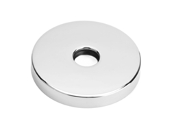 Flange de braço de chuveiro grande aço inoxidável 304 placa escutcheon para tubo G1/2in | S/MARCA