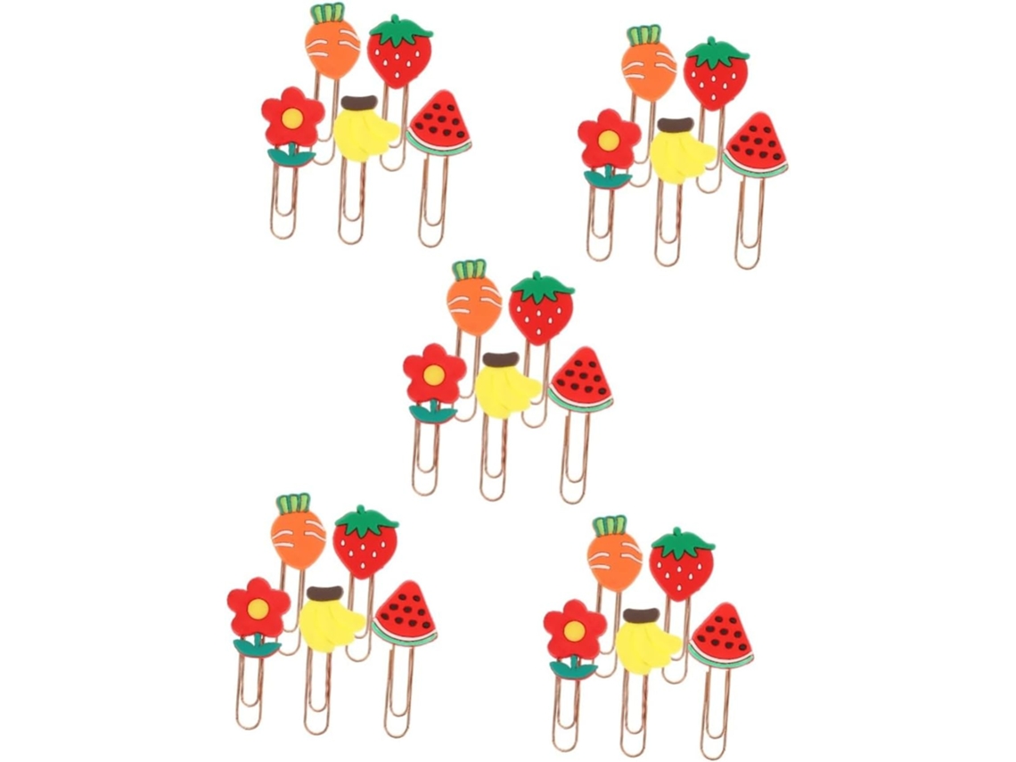 Doitool Série 5-clips Kawaii Desk Clips Adoráveis Estudantes, Uteis E Portáteis 20 Peças x 5