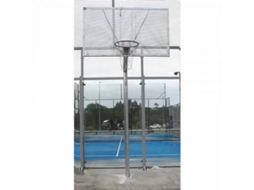 Conjunto de 2 cestos de basquetebol galvanizado à prova de vandalismo SOFTEE EQUIPMENT