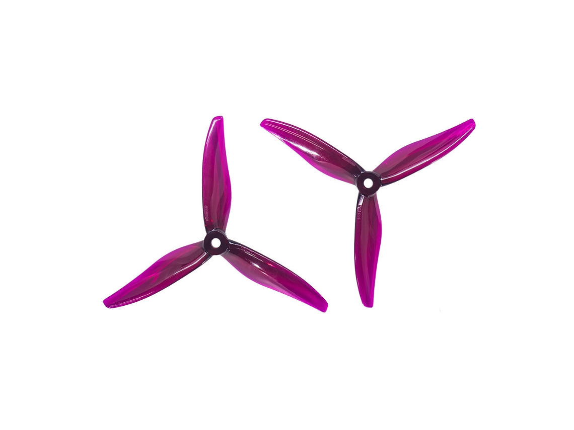 Pares De Hélices Gemfan Hurricane Max 51377 De 5 Polegadas E 3 Pás Para Pc, Para Drone De Corrida Rc Freestyle Fpv Diy