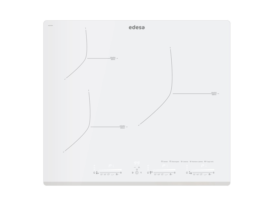 Placa EDESA Eim 6328 B Wh /c