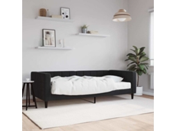 Vidaxl Sofá-cama Com Colchão 90x190 Cm Veludo Preto