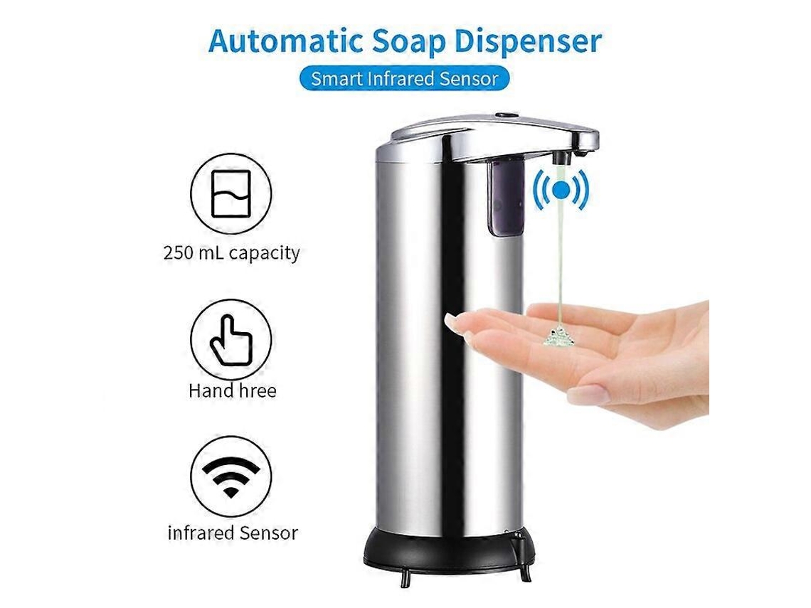 Dispensador De Sabonete Líquido De Parede De 700 Ml Com Sensor Automático Sem Toque Para Sabonete Líquido Para Banheiro E Cozinha VONKELIOS