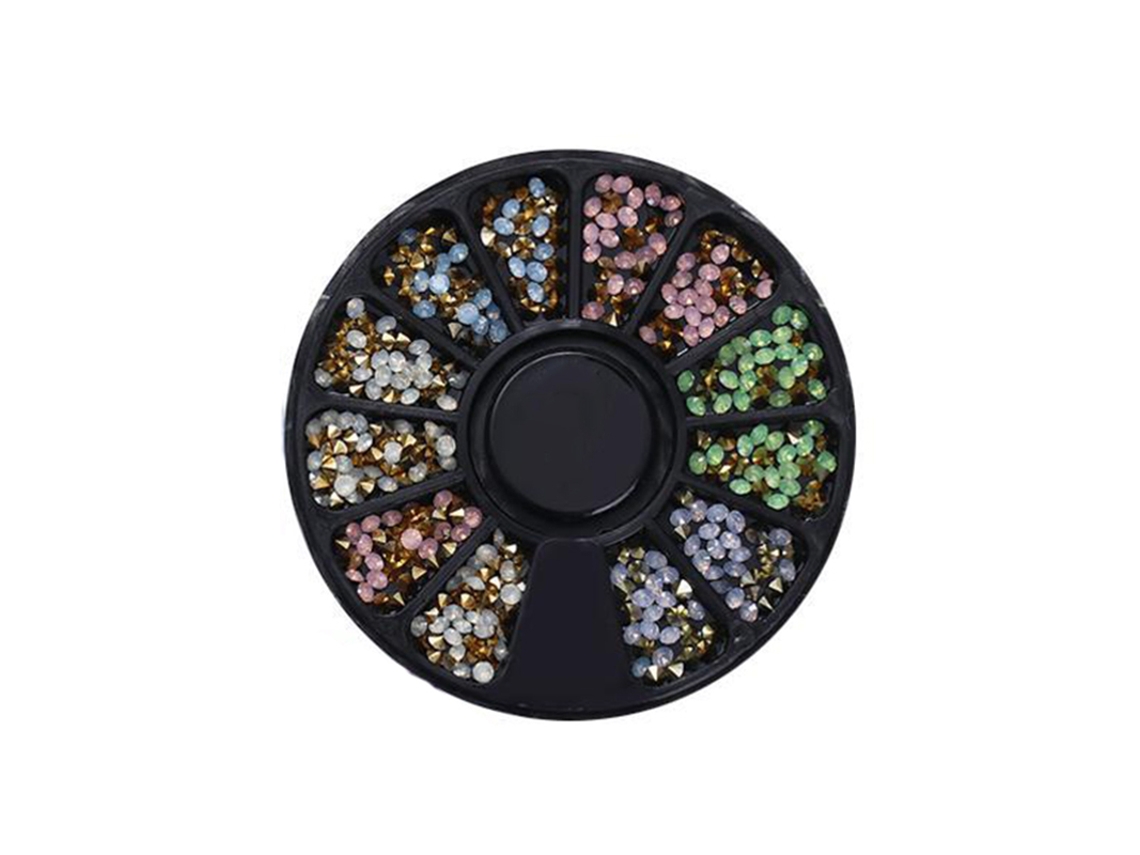 Acessórios para Unhas Decoradas com Strass, Cristais e Aplicações de Strass. MDUG