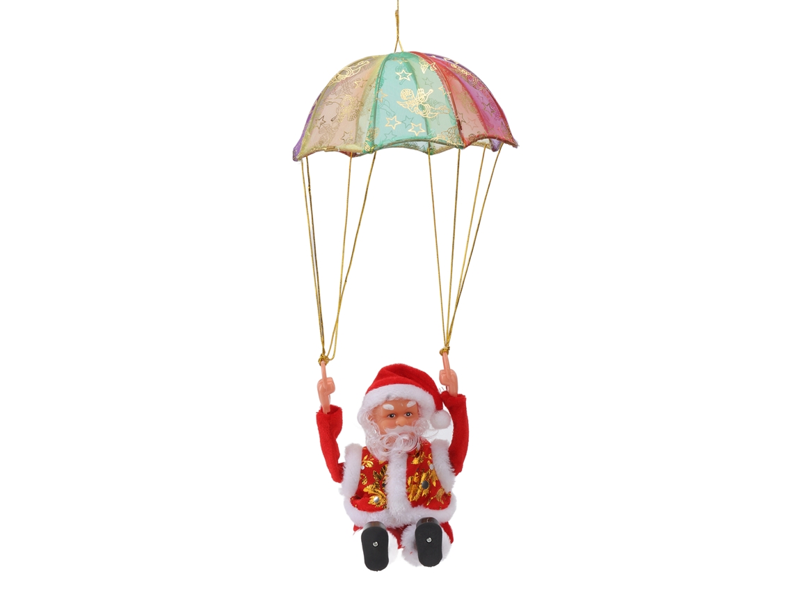 Adorno Natal Paraquedas Fleece Seguro Crianças Worten