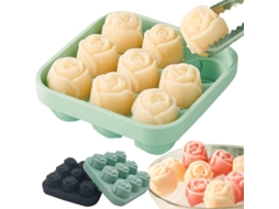 Molde De Silicona Para Cubitos De Hielo – Molde Para Hielo De Rosas