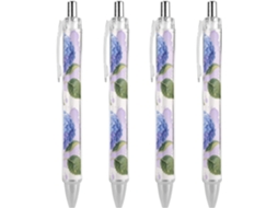 Caneta Esferográfica Com Clipe De Bolso, Gel Preta, 0,5 Mm, Ponta