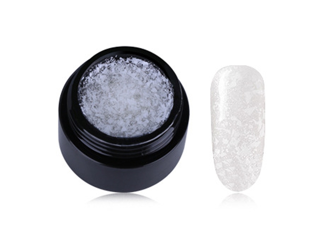 8ml Gel De Uñas Uv Snowflake Shine Esmalte De Uñas Herramienta De Manicura Blanca