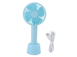 Mini Ventilador Recarregável Laxiscreed Com Bateria Integrada, Portátil E Ideal Para Dias Quentes