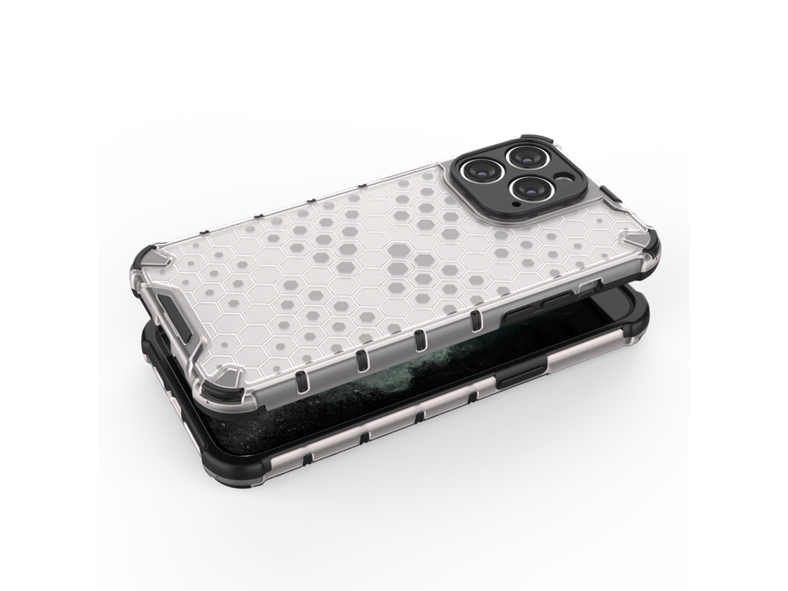 Capa Concha Híbrida Blindada Favo para iPhone 14 Pro Max GENERIC Preto