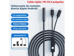 Câmera Endoscópica de 2 Megapixels MDUG (cabo Rígido de 1 M)