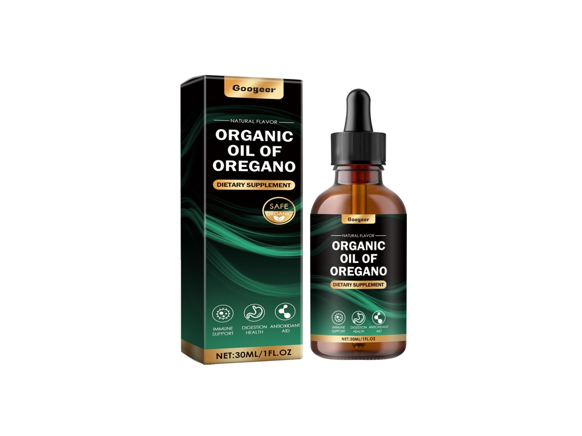 Gotas de Óleo de Orégano Orgânico Oral