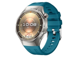 Pulseira De Silicone De Cor Sólida Com Fivela De Aço Prateado Para Huawei Watch Gt 6 Pro