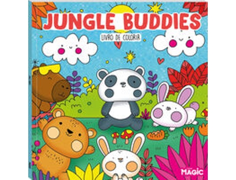 Livro Jungle Buddies - Livro De Colorir De Magic Kids (português Do Brasil)