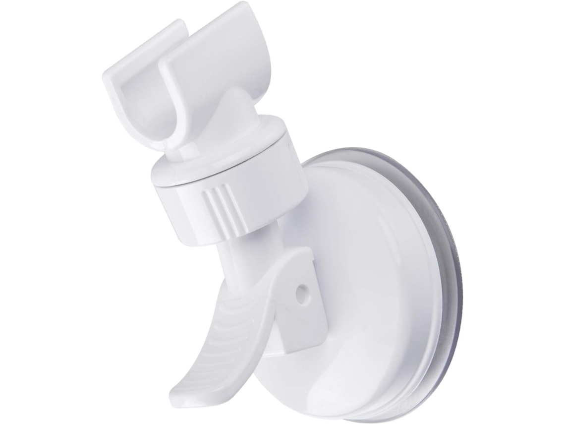 Lurelia Suporte Ventosa Para Chuveiro Abs Branco 2,2 Cm Rotação 360º Ajustável Autoadesivo