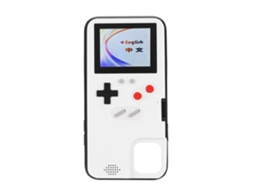 2026zentro-capa De Telefone Com Console De Jogo Retrô De Tela Colorida Para Iphone 11 Branco
