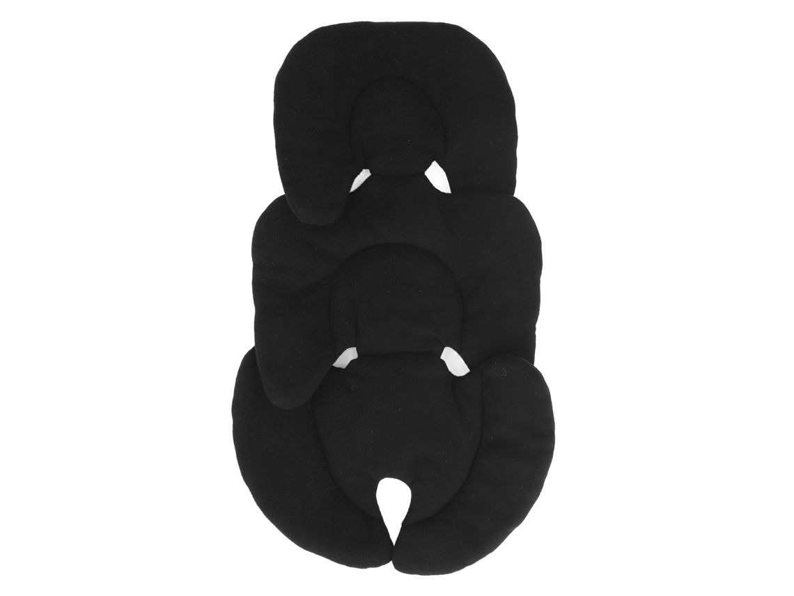Primerox forro Universal para Carrinho de Bebê Almofada de Suporte Corporal Removível Preto