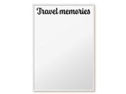 Magnetic Wall Board Travel Memories For The Office Espelharte (70x100 Cm)