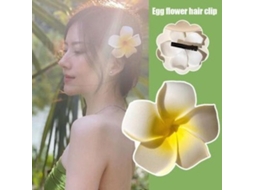 1 Peça Plumeria Casamento Havaiano Flor Artificial Cabelo Acessórios Grampo N7i3 Oem