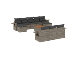 Garden Sofa Set, Garden Sofa Sets Vidaxl Cinzeto Rattan / Vime (n/a)