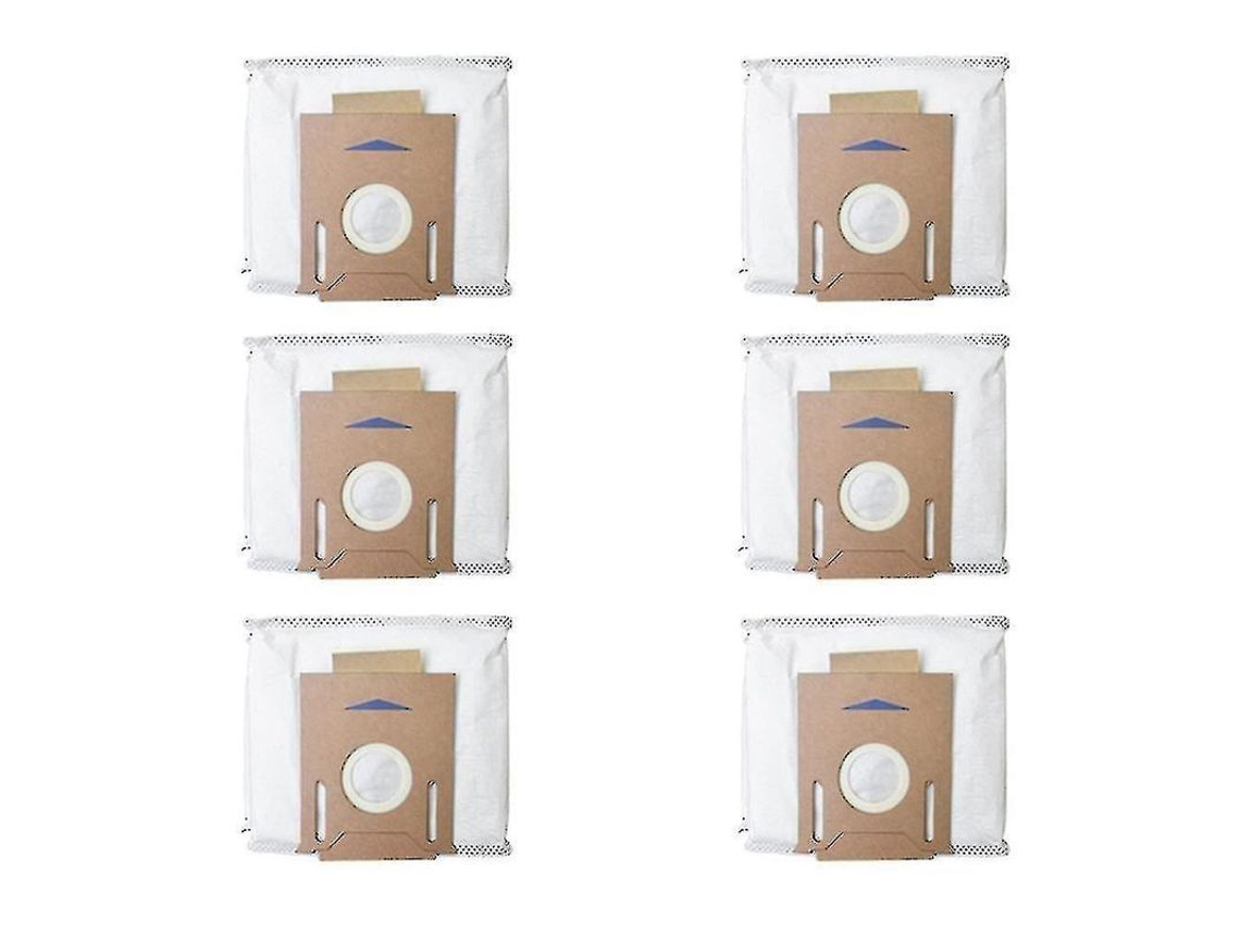 6 Bolsas de Polvo S/MARCA, compatíveis com Ecovacs Deebot T8 T9 T9max, material tela, grande capacidade