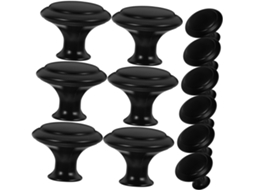 Conjunto De 12 Puxadores Redondos Em Aço Inoxidável Para Gavetas, Cozinhas, Banheiros, Quartos, Guarda Roupas E Cômodas