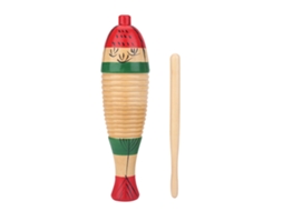 Lurelia Percussão Infantil Com Madeira, Colorido, 6 Cm E 1 Cm
