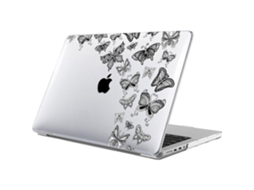 Capa Para Macbook Pro 14 Polegadas M4 M3 M2 M1 Pro/max 2024 2023 2021, Proteção Rígida, Ultrafina E Leve Com Design De Borboleta Brilvibera