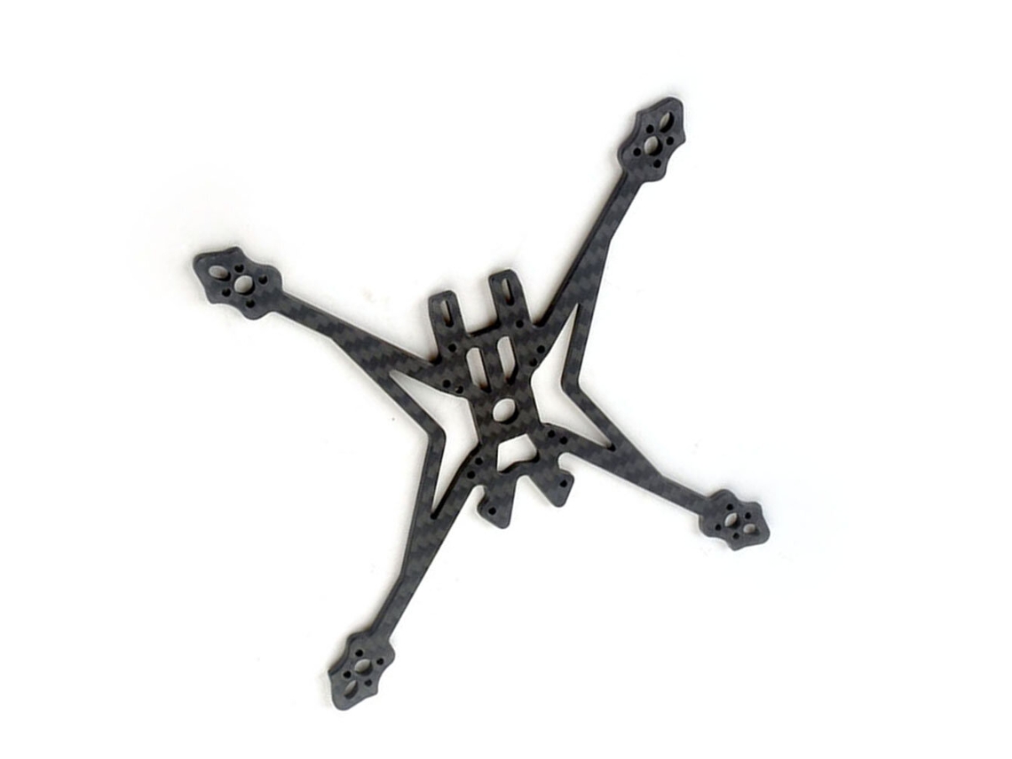 Placa Inferior Happymodel Crux35 150mm de Distância Eixos Fibra Carbono 3mm Espessura Braço Substituição Aio Drone Corrida Rc Fpv MDUG