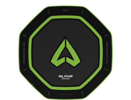 Tapete Gaming ALPHA GAMER Octan (Preto e Verde)