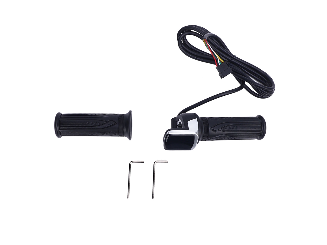 MANGO de Acelerador para Bicicleta Elétrica 36v com Tela de Bateria e Controlador de Velocidade Universal 22.2mm | S/MARCA