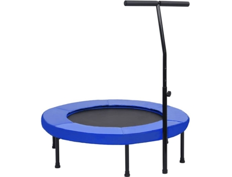 VIDAXL - Trampolim com pega e almofada de segurança 102 cm Trampolim com pega e almofada de segurança 102 cm