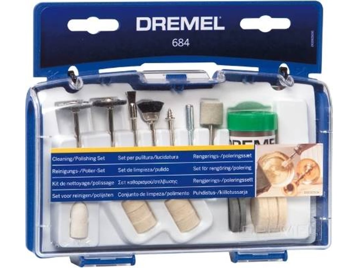 Kit 20 Acessórios de Limpeza / Polimento DREMEL 684
