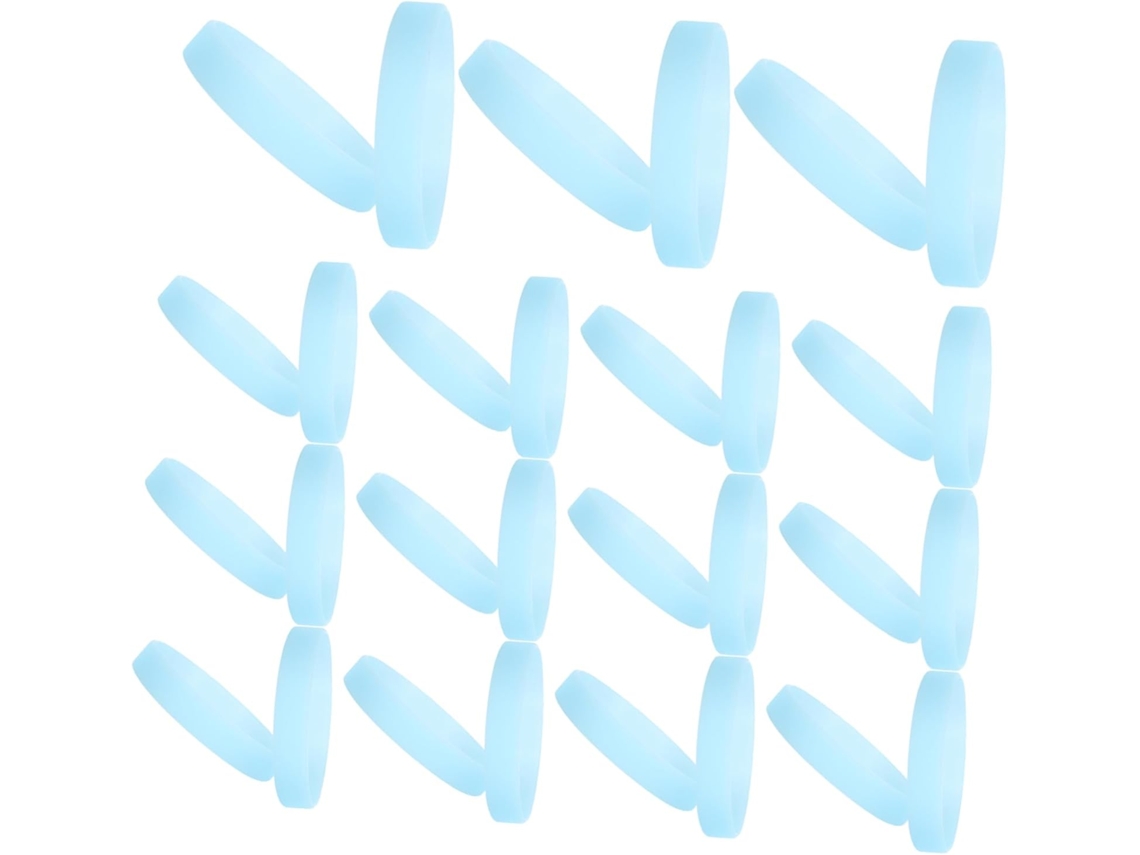 Doitool 40-pulseiras De Silicone Que Brilham No Escuro, Pulseiras Esportivas Elásticas Lisas Para Festas E Eventos