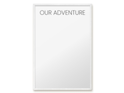 Magnetic Board For Wall Our Adventure For The Bedroom Espelharte (40x60 Cm)