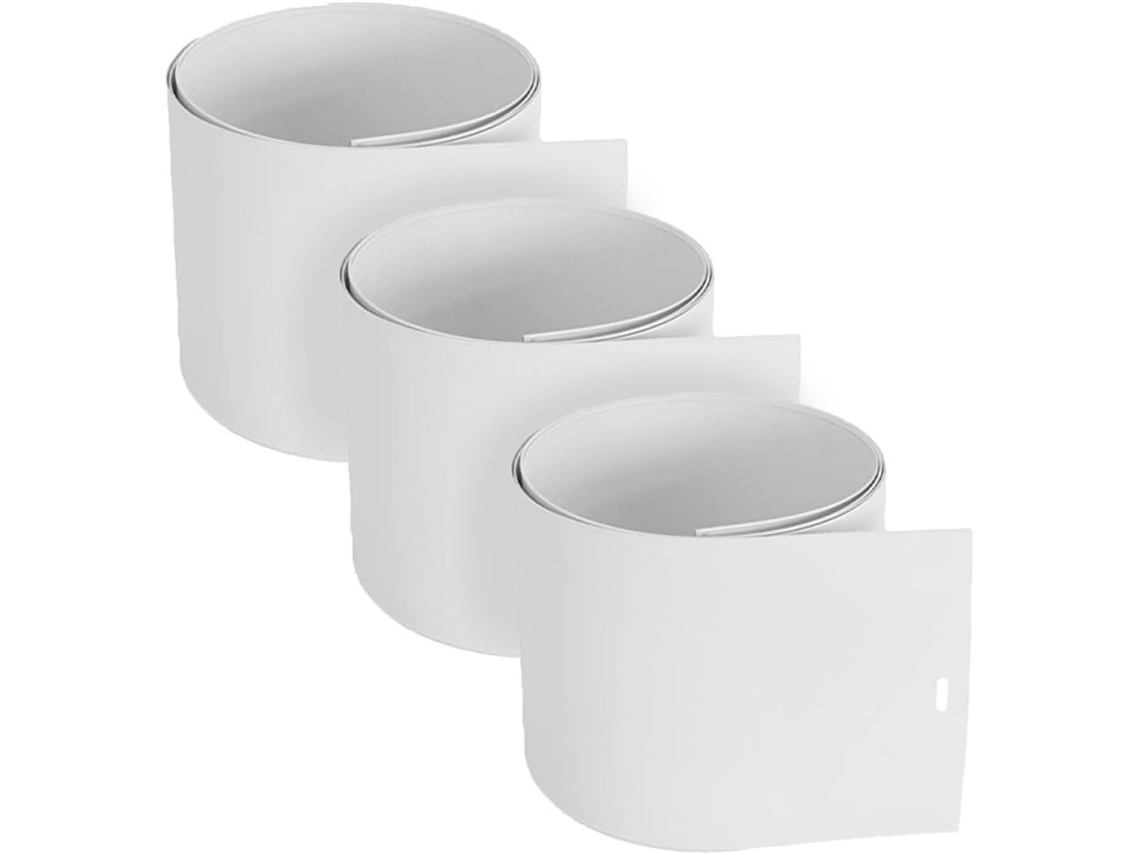 Lâminas Verticais De Pvc Para Reparo Persianas, Conjunto De 3 Lâminas Brancas Para Uso Em Janelas E Portas Correr