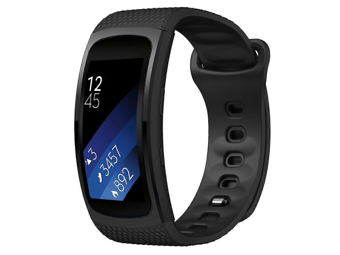 Pulseira De Silicone Para Samsung Gear Fit2 Pro, Tamanho: G (branca)
