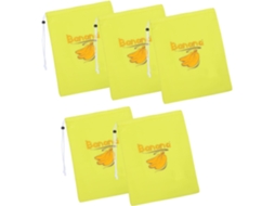 Conjunto de 5 Sacos Térmicos com Alça Prática e Cordão para Frutas Verduras. Bolsas Térmicas CHABERLU