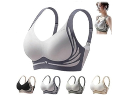 Sutiã Sem Arame Super Push up: Conforto, Apoio Sexy e Estilo Versátil para o Dia Todo 1 Unidade Cinza