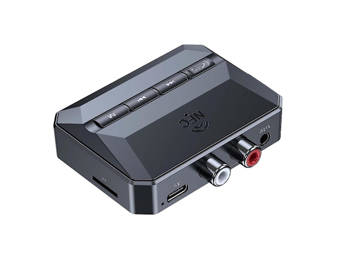Receptor Nfc Bluetooth, Adaptador Auxiliar Bluetooth 5.3 Para Carro, Receptor De Áudio Sem Fio Para Sistema De Som Doméstico/