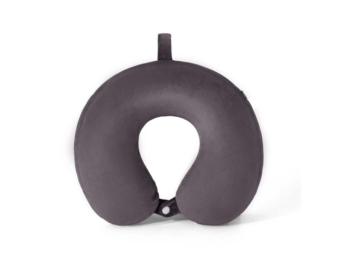 Travesseiro Cervical Portátil em Espuma Viscoelástica, Formato U, para Viagens, AQUAFORGE