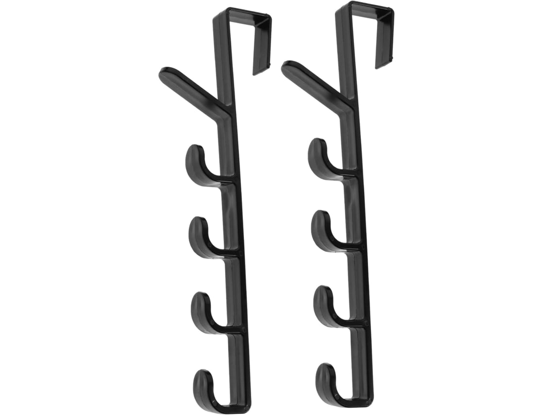 Conjunto De 2 Ganchos De Abs Para Porta, Sem Necessidade De Furar