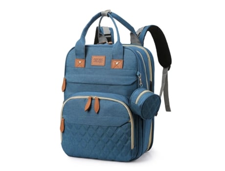 Bolsa Para Múmia Dobrável, Mochila Com Berço, Dobrável 300d, À Prova Dágua, Lavável Para Berço Azul Postal Gusshious