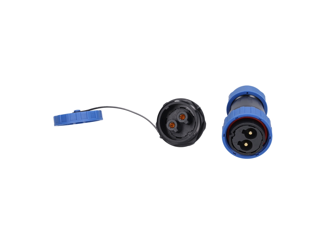 Conector Aviônico Ip68 Back Nut 45a Industrial Plug Socket Lp28 | S/MARCA