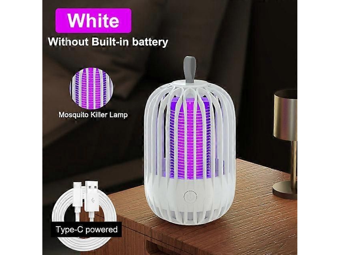 Lâmpada Mata-mosquitos Elétrica Repelente De Mosquitos Sem Radiação Armadilha Silenciosa Para Insetos Recarregá Vel Via Usb