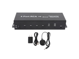 Switch Mali AV de 4 portas, com conversor HDMI 1080p, suporta VCR, DVD, plugue US